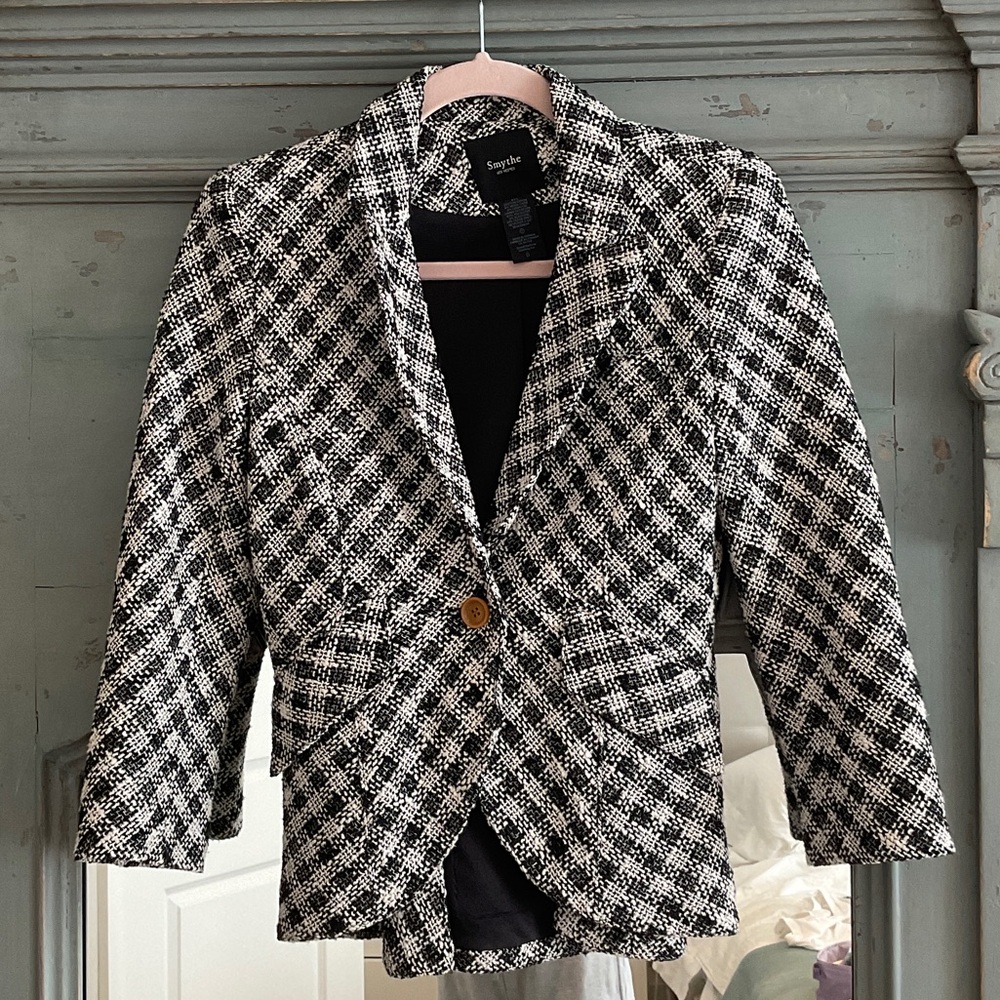 Smythe Monochrome Patterned Blazer